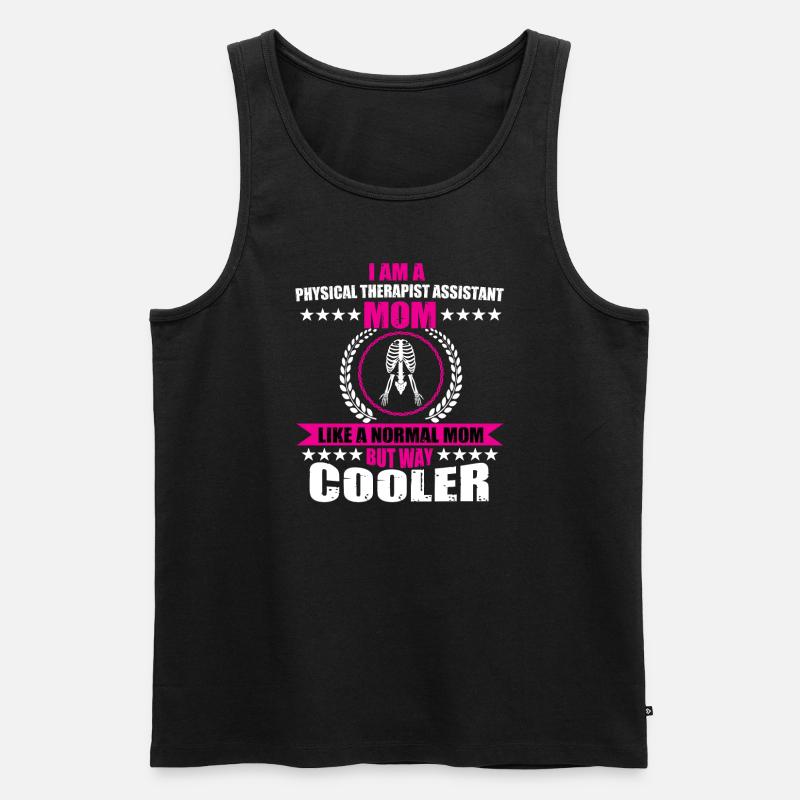 Physiotherapeutin Assistentin Mutter - Männer Premium Bio Tank Top - Schwarz