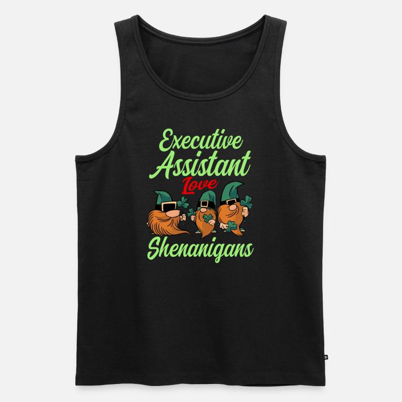 Adjointe exécutive de la Saint-Patrick - Débardeur bio Premium Homme - noir