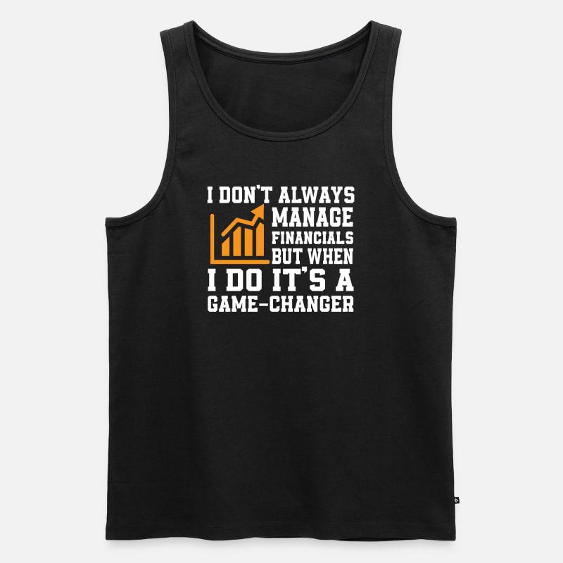 Toller Finanzplaner Spruch - Männer Premium Bio Tank Top - Schwarz