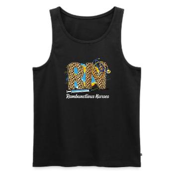 Registered Nurse Humor Gift - Men's Premium Organic Tank Top - black - Front - Michal (187cm)