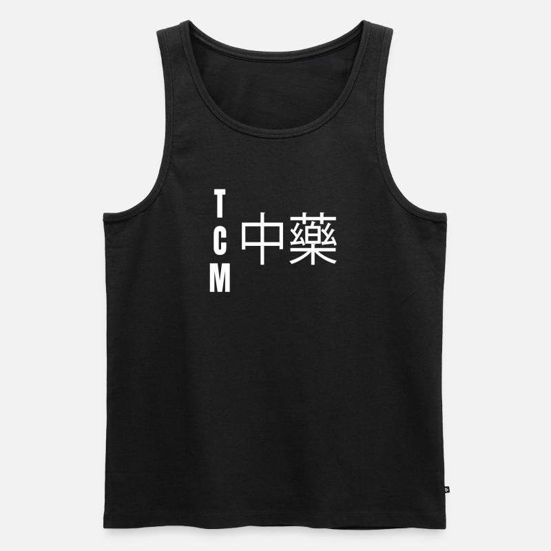 TCM - Männer Premium Bio Tank Top - Schwarz