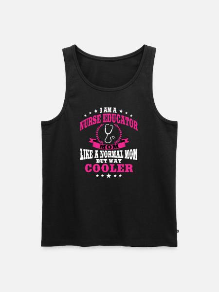 Nurse Instructor Mom Nursing - Men's Premium Organic Tank Top - black
