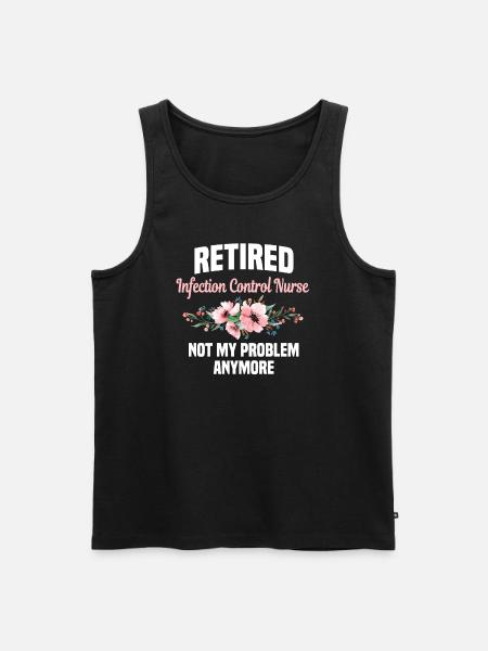 Retired Hygiene Nurse - Men's Premium Organic Tank Top - black