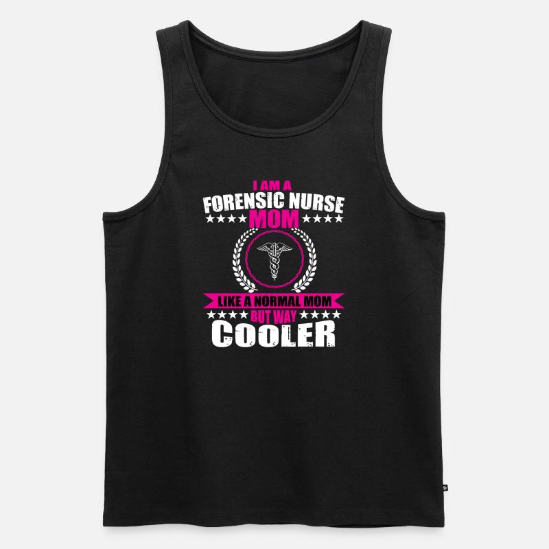 Forensische Pflege Mama - Männer Premium Bio Tank Top - Schwarz