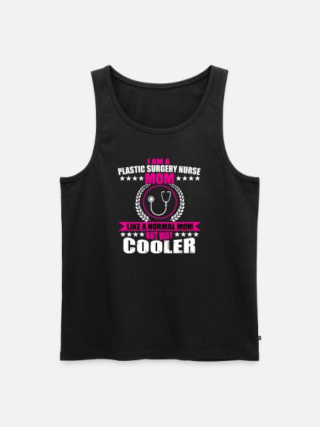 Plastic Surgery Nurse Mom - Men's Premium Organic Tank Top - black