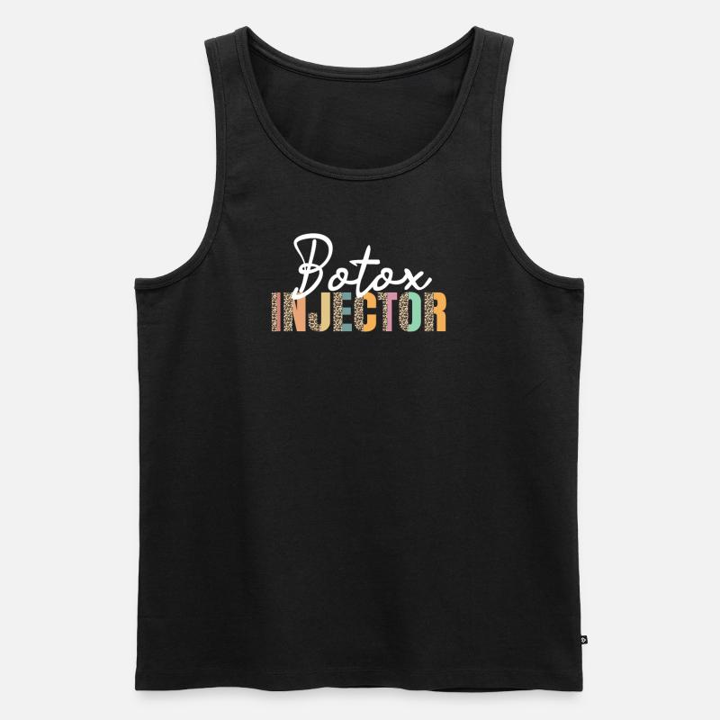 Botox-injektor - Männer Premium Bio Tank Top - Schwarz