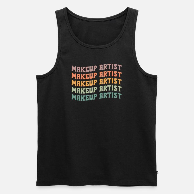 Maskenbildnerin - Männer Premium Bio Tank Top - Schwarz