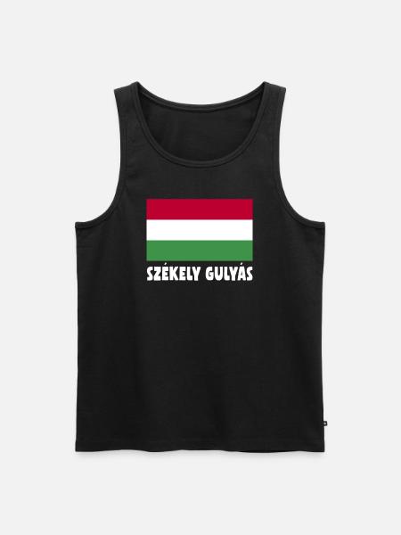 authentischSzekely Gulyas Ungarisches Essen - Männer Premium Bio Tank Top - Schwarz