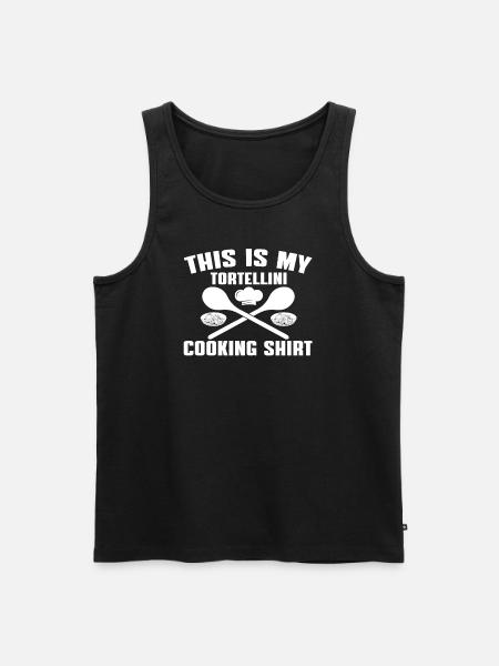 Tortellini Chef's Shirt - Men's Premium Organic Tank Top - black