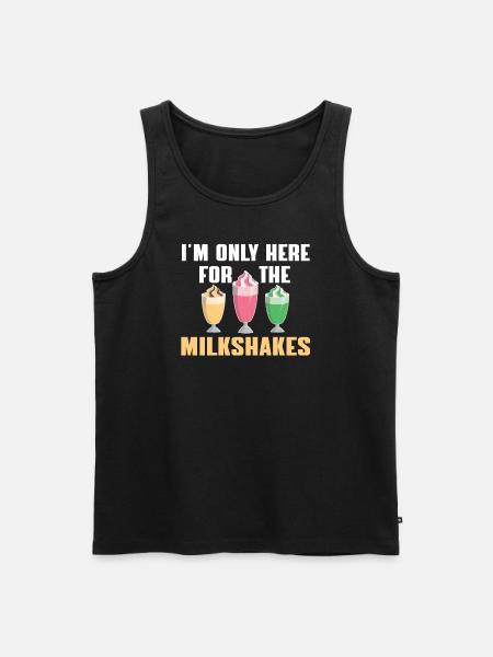 Milkshakes T-Shirt - Men's Premium Organic Tank Top - black