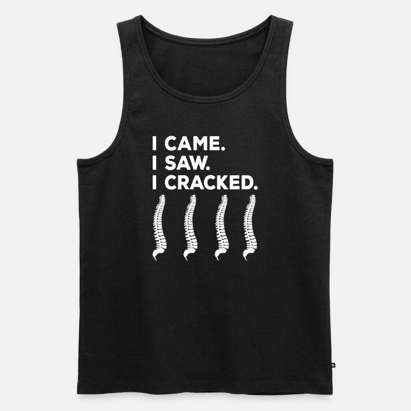 Chiropraktiker - Männer Premium Bio Tank Top - Schwarz