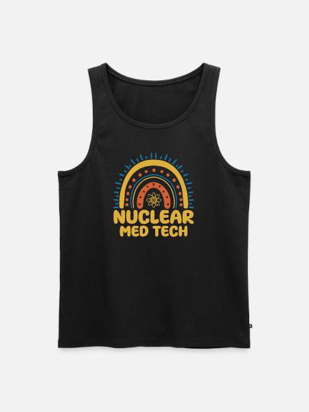 Nuclear Medicine Technologist Design - Men's Premium Organic Tank Top - black