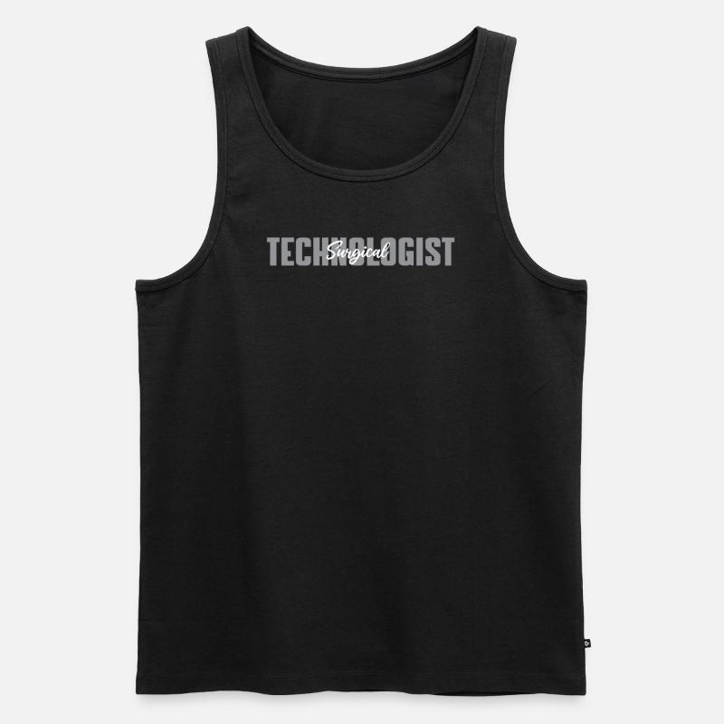 chirurgischerChirurgisch-technischer Assistent - Männer Premium Bio Tank Top - Schwarz