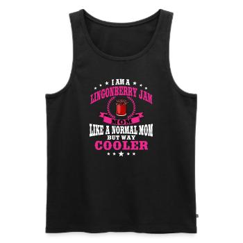 CranberrymCranberry Jam Mom - Men's Premium Organic Tank Top - black - Front - AI Model Male 178 light (178cm)