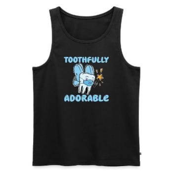 ressClothing for Pediatric Dentists - Men's Premium Organic Tank Top - black - Front - AI Model Male 178 light (178cm)