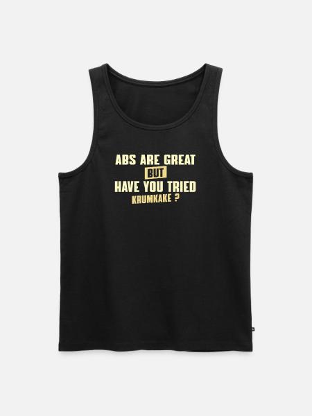 Funny Krumkake Saying - Men's Premium Organic Tank Top - black