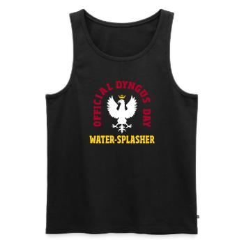 PolniscŚmigus-Dyngus Water Splash - Men's Premium Organic Tank Top - black - Front - Michal (187cm)