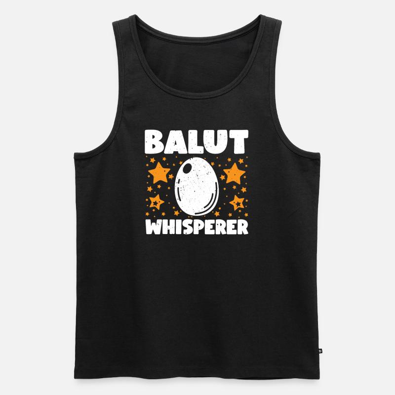 Balut Flüsterer - Männer Premium Bio Tank Top - Schwarz