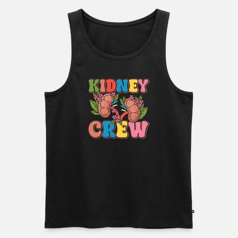 Dialyse-crew - Männer Premium Bio Tank Top - Schwarz
