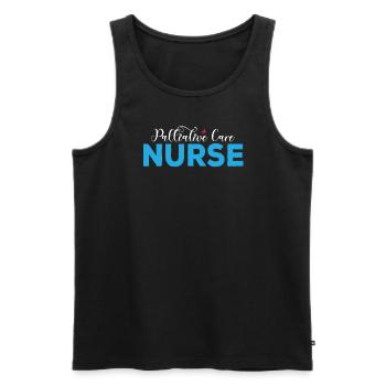 SterPalliative Care Nurse - Men's Premium Organic Tank Top - black - Front - AI Model Male 178 light (178cm)