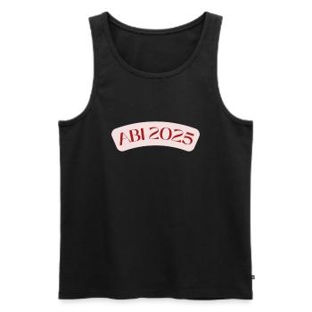 ABI2025 - Männer Premium Bio Tank Top - Schwarz - Vorne - Michal (187cm)
