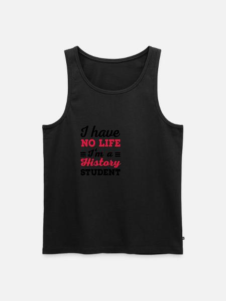 history - Men's Premium Organic Tank Top -