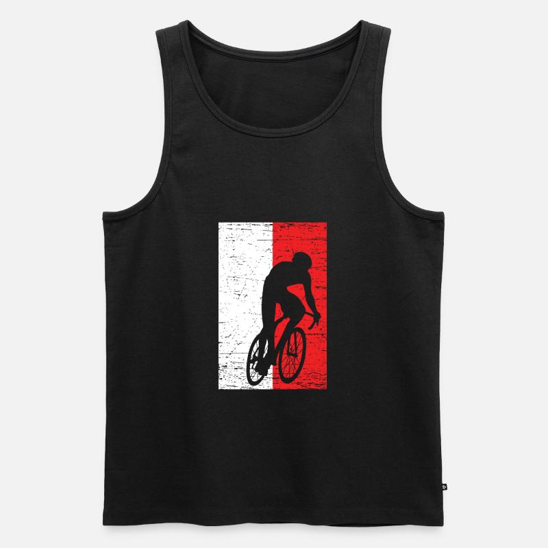 Fahrrad - Männer Premium Bio Tank Top - Schwarz