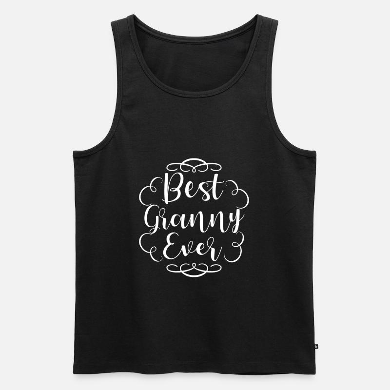 Oma - Männer Premium Bio Tank Top - Schwarz