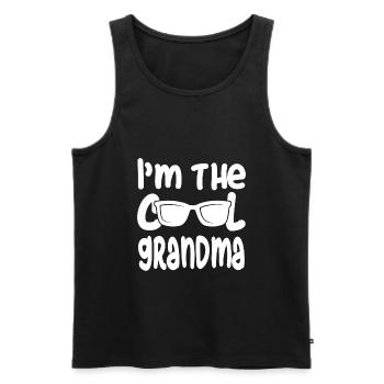 Oma - Männer Premium Bio Tank Top - Schwarz - Vorne - Michal (187cm)