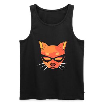 Deutschland - Männer Premium Bio Tank Top - Schwarz - Vorne - Michal (187cm)