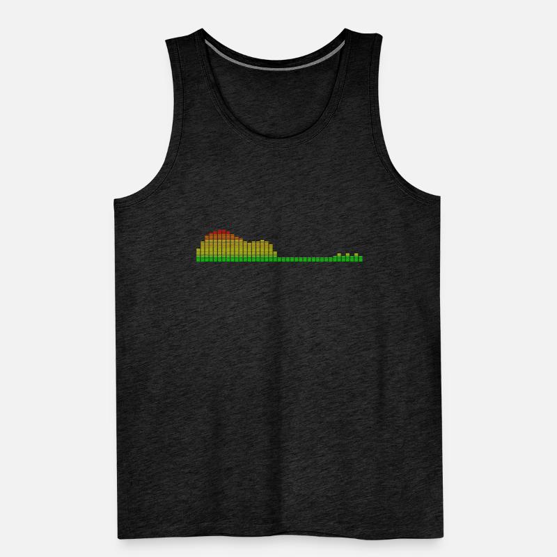 Gitarren-Shape-Equalizer Männer Premium Bio Tank Top