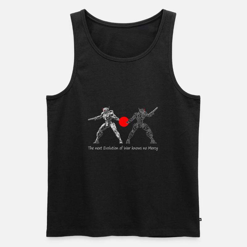 Ai Kampfroboter - Männer Premium Bio Tank Top - Schwarz