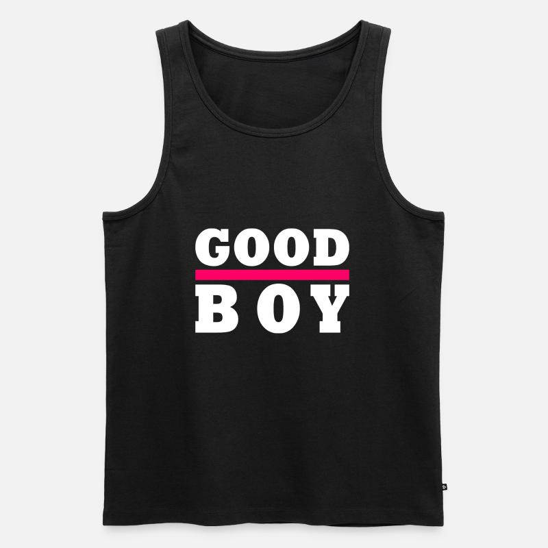 Good boy - Männer Premium Bio Tank Top - Schwarz