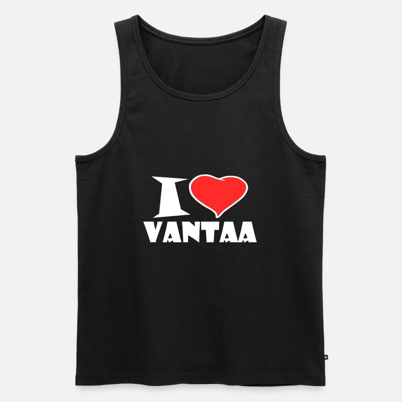 Vantaa - Débardeur bio Premium Homme - noir