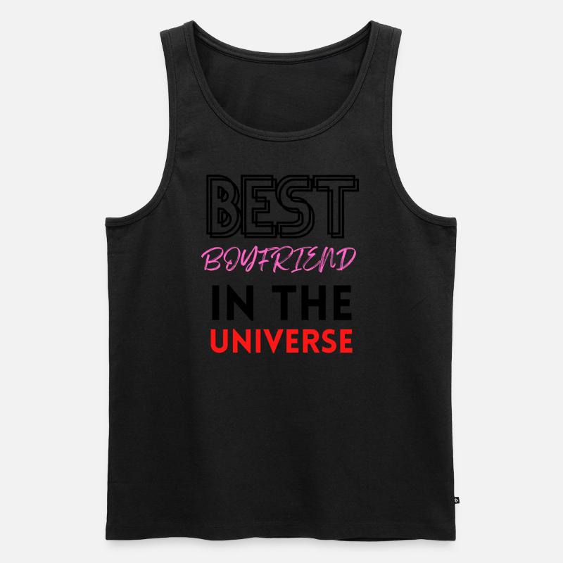 Der beste BF des Universums - Männer Premium Bio Tank Top - undefined