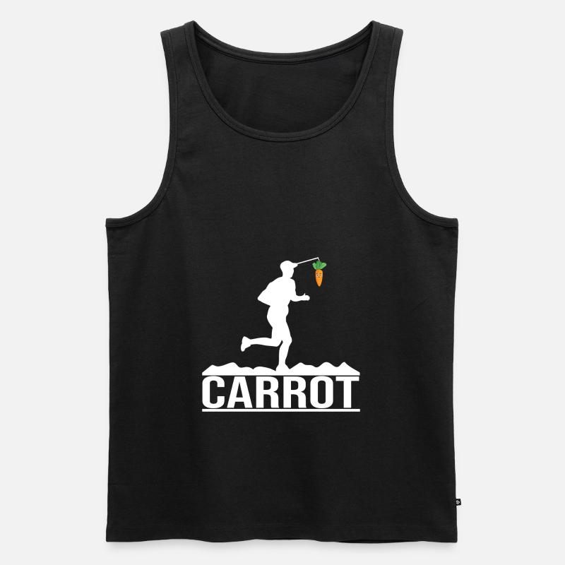 Marathon - Männer Premium Bio Tank Top - Schwarz