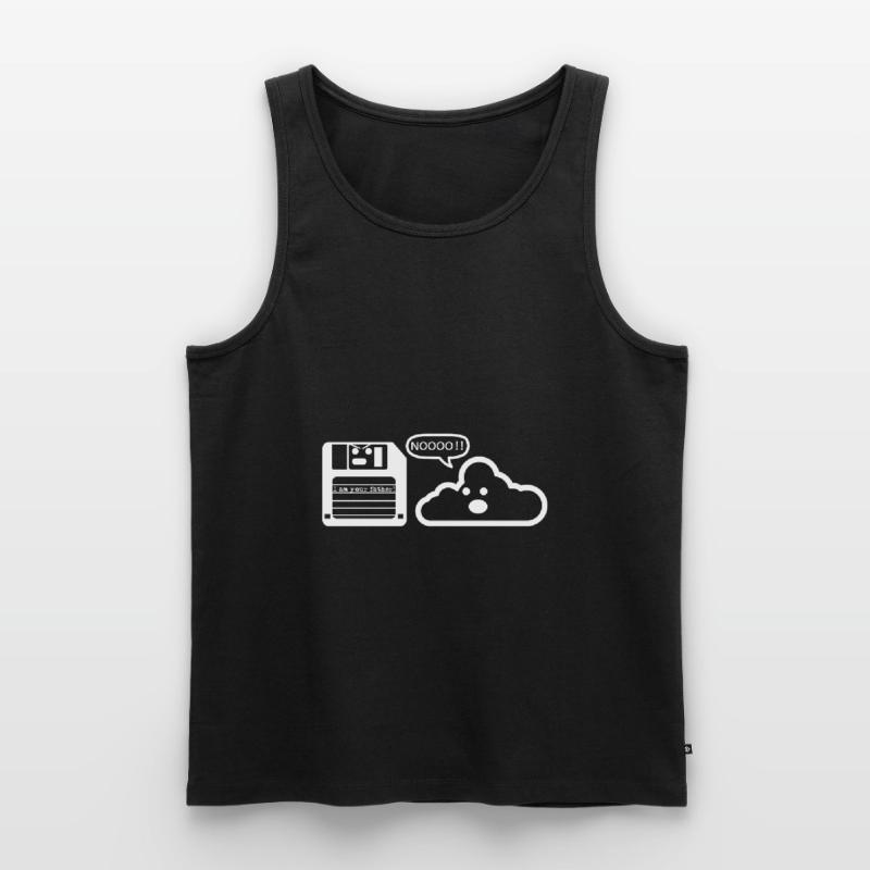 Floppy Cloud programmer Men's Premium Organic Tank Top