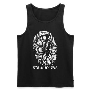 Trompette - It's In My DNA Shirt Gift Music - Débardeur bio Premium Homme - noir - Devant - Michal (187cm)