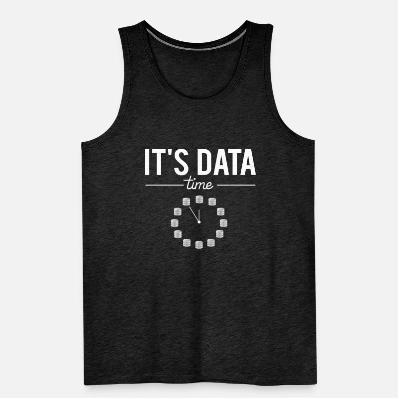 It's Data Time Data Scientist Data Engineer Débardeur bio Premium Homme