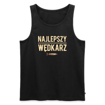 Najlepszy wedkarz na swiecie - Débardeur bio Premium Homme - noir - Devant - Michal (187cm)