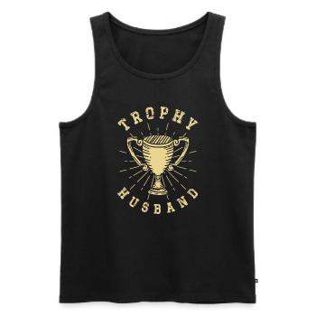 Ehemann Bräutigam Heirat Hochzeit Geschenkidee - Männer Premium Bio Tank Top - Schwarz - Vorne - Michal (187cm)