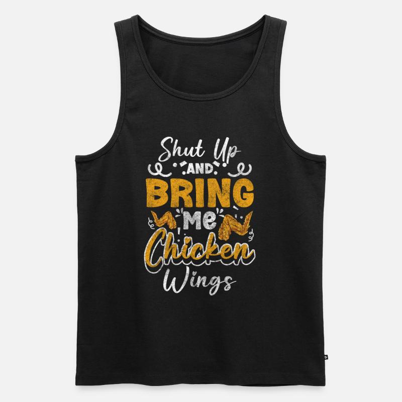 Essen Hotel - Männer Premium Bio Tank Top - Schwarz