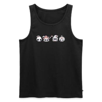Süß - Männer Premium Bio Tank Top - Schwarz - Vorne - Michal (187cm)