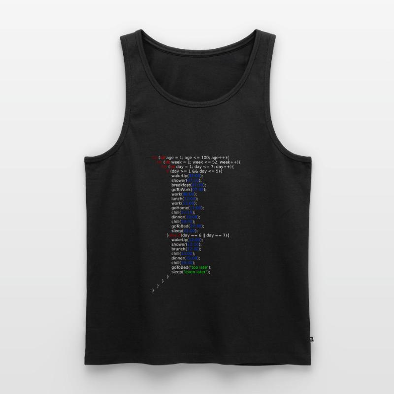Ma vie - Java Code Débardeur bio Premium Homme