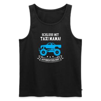 Autobesitzer 2023 Führerschein Bestanden Autofan - Männer Premium Bio Tank Top - Schwarz - Vorne - Michal (187cm)