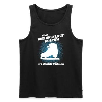 Eiskunstlauf Schlittschuh Laufen Eishockey Eis - Männer Premium Bio Tank Top - Schwarz - Vorne - Michal (187cm)