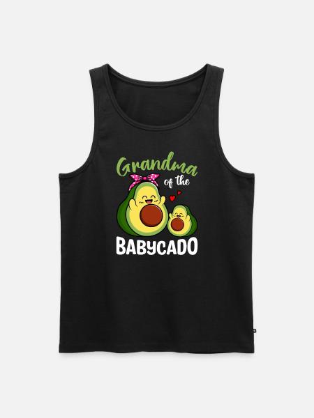 Großmutter Von Babycado - Männer Premium Bio Tank Top - Schwarz