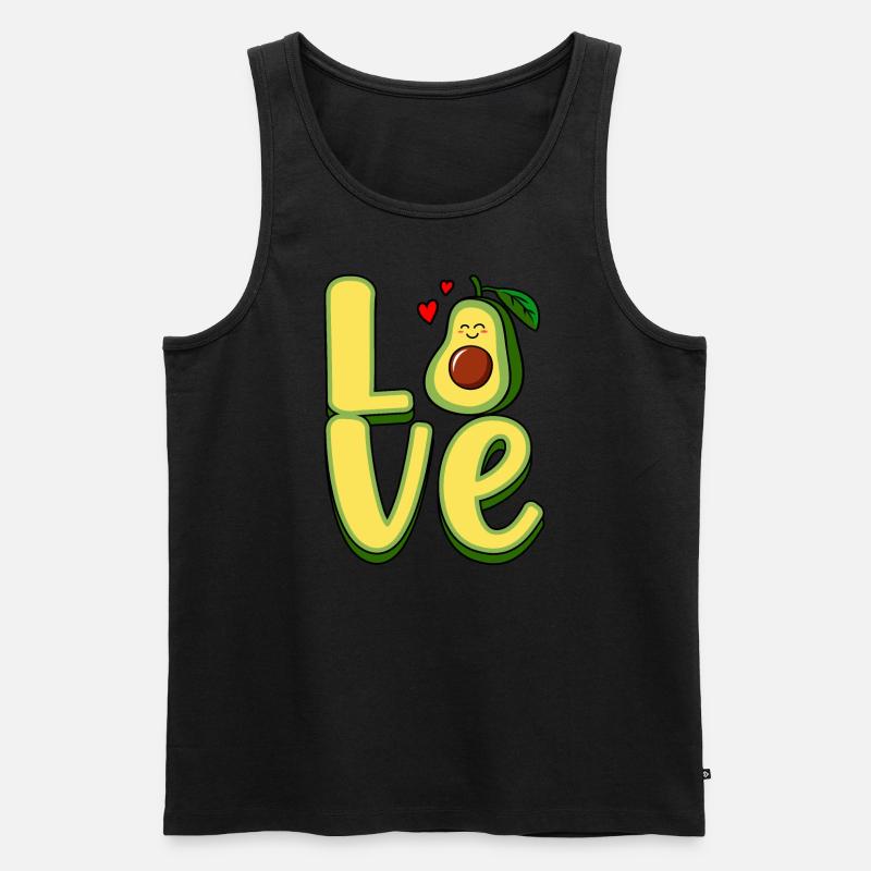 Lieben Sie - Männer Premium Bio Tank Top - Schwarz