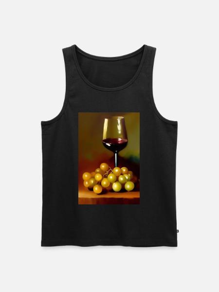 Wine drinkers - Men's Premium Organic Tank Top - black