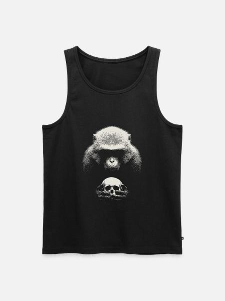 Shakespeare's monkey - Men's Premium Organic Tank Top - black